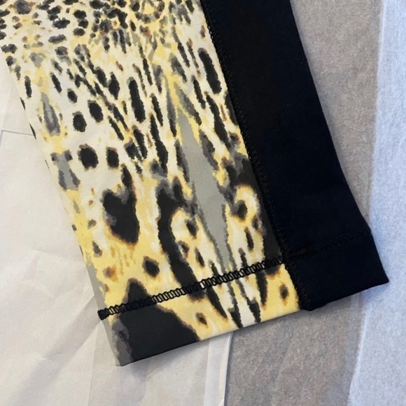 NWT! Bebe Bebe Sport Cheetah Print Funnel Jacket Zip-Up SMALL Made In USA - Picture 10 of 15